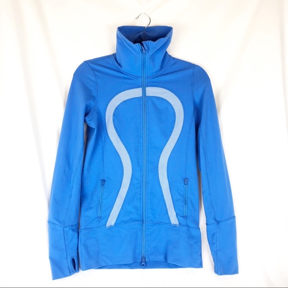 lululemon athletica Jackets & Blazers - Lululemon In Stride Jacket 6 Porcelaine Wee Stripe